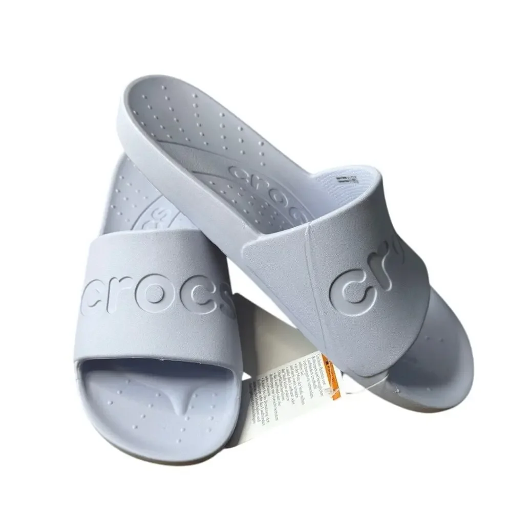 Crocs Slides Sandals Summer Shoes Dreamscape Light Blue womens 11 men’s 9 NWT